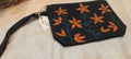 Hand-painted canvas pouch D5